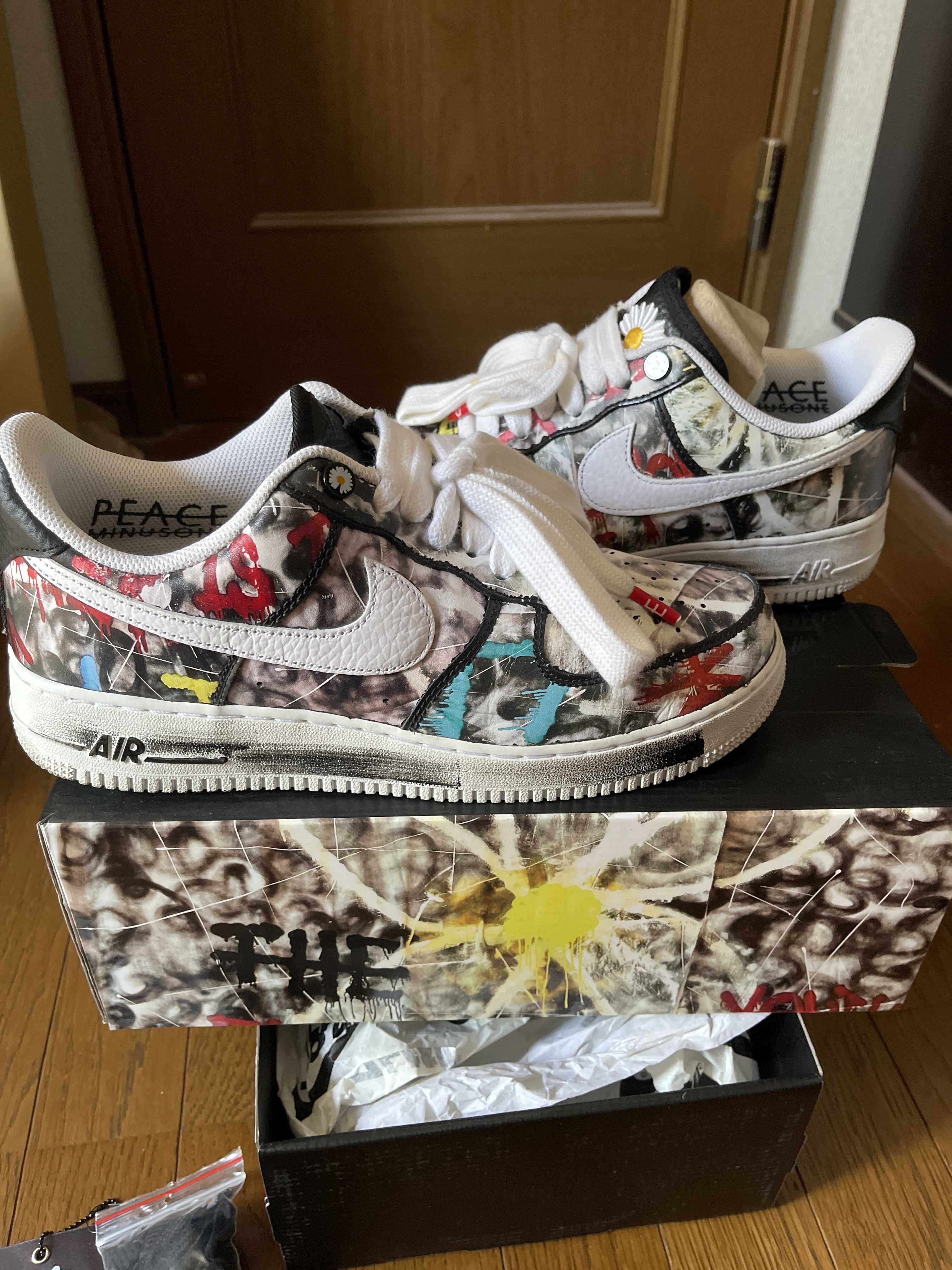 PEACEMINUSONE × Nike Air Force 1 Low Para Noise "Black" / G-DRAGON