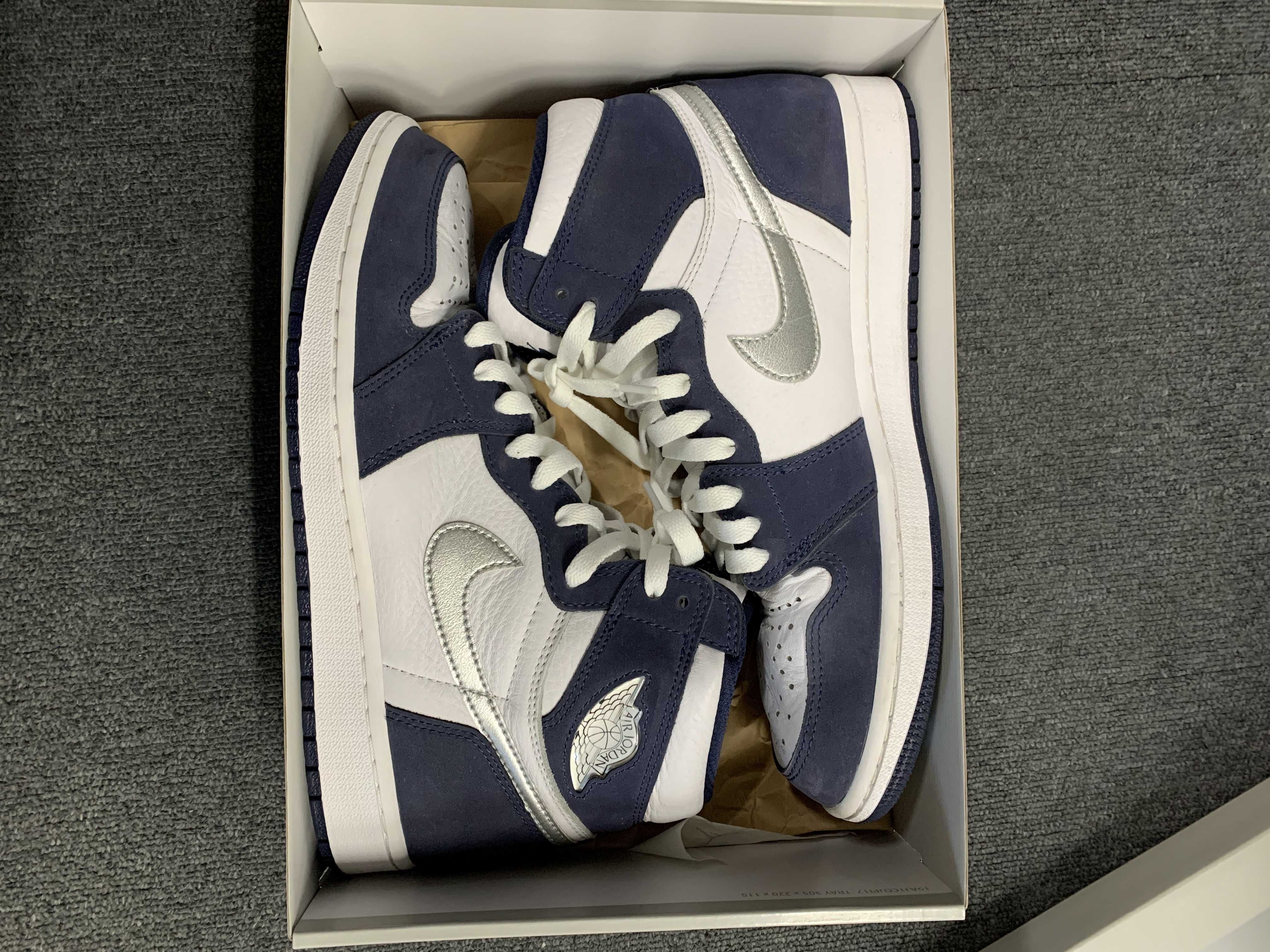 Nike Air Jordan 1 High OG CO.JP "White/Midnight Navy" (2020)(ブリーフケースなし)