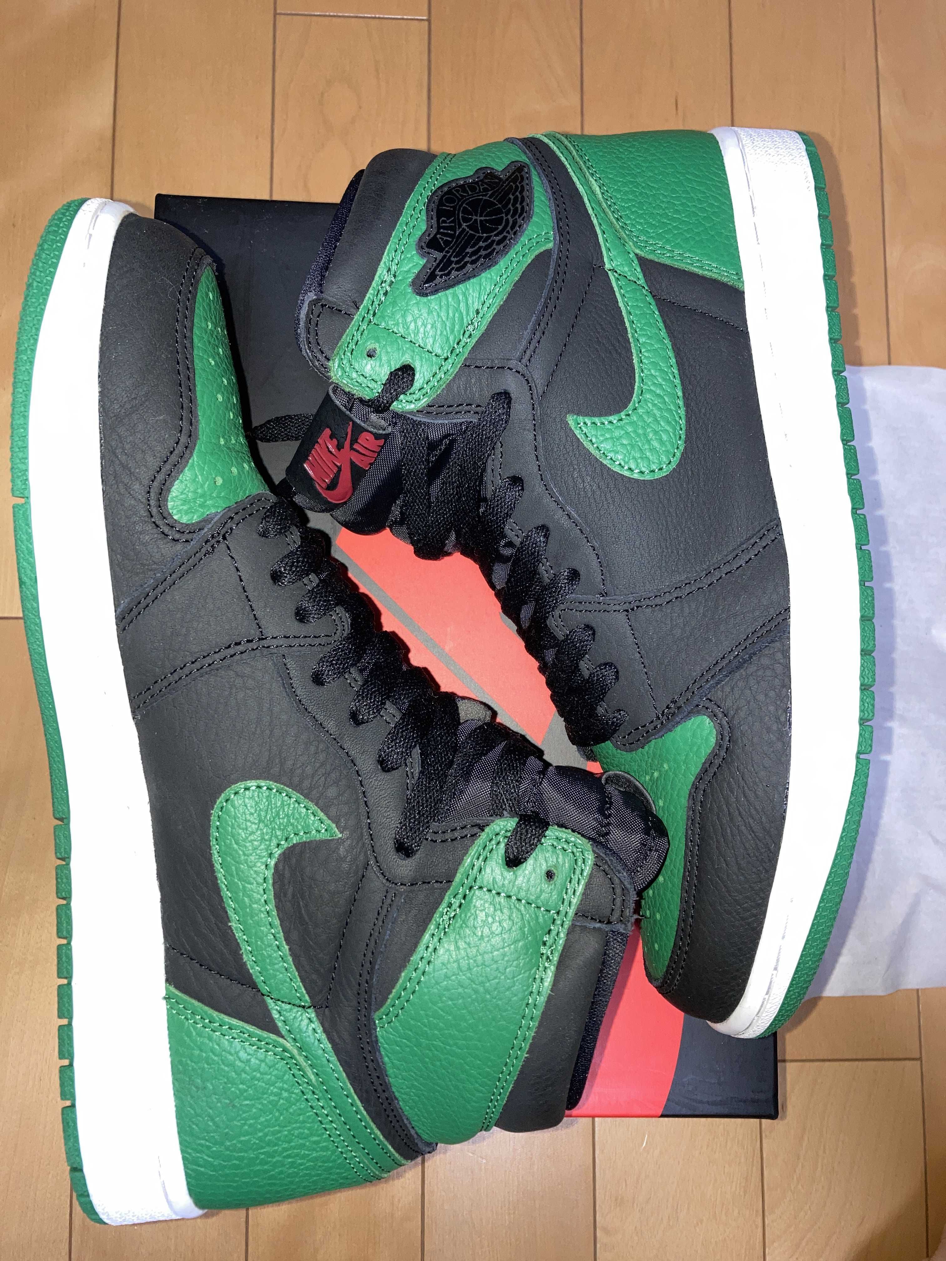 Nike Air Jordan 1 Retro High OG "Black/Pine Green" (2020)      