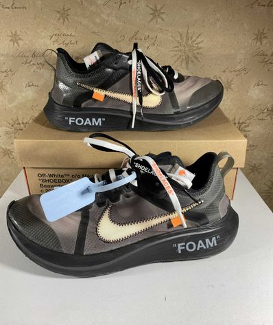 Off-White × Nike Zoom Fly "Black"