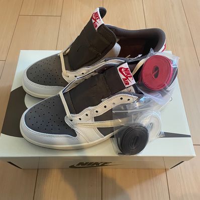 Travis Scott × Nike Air Jordan 1 Low OG SP "Reverse Mocha/Sail and Ridgerock"