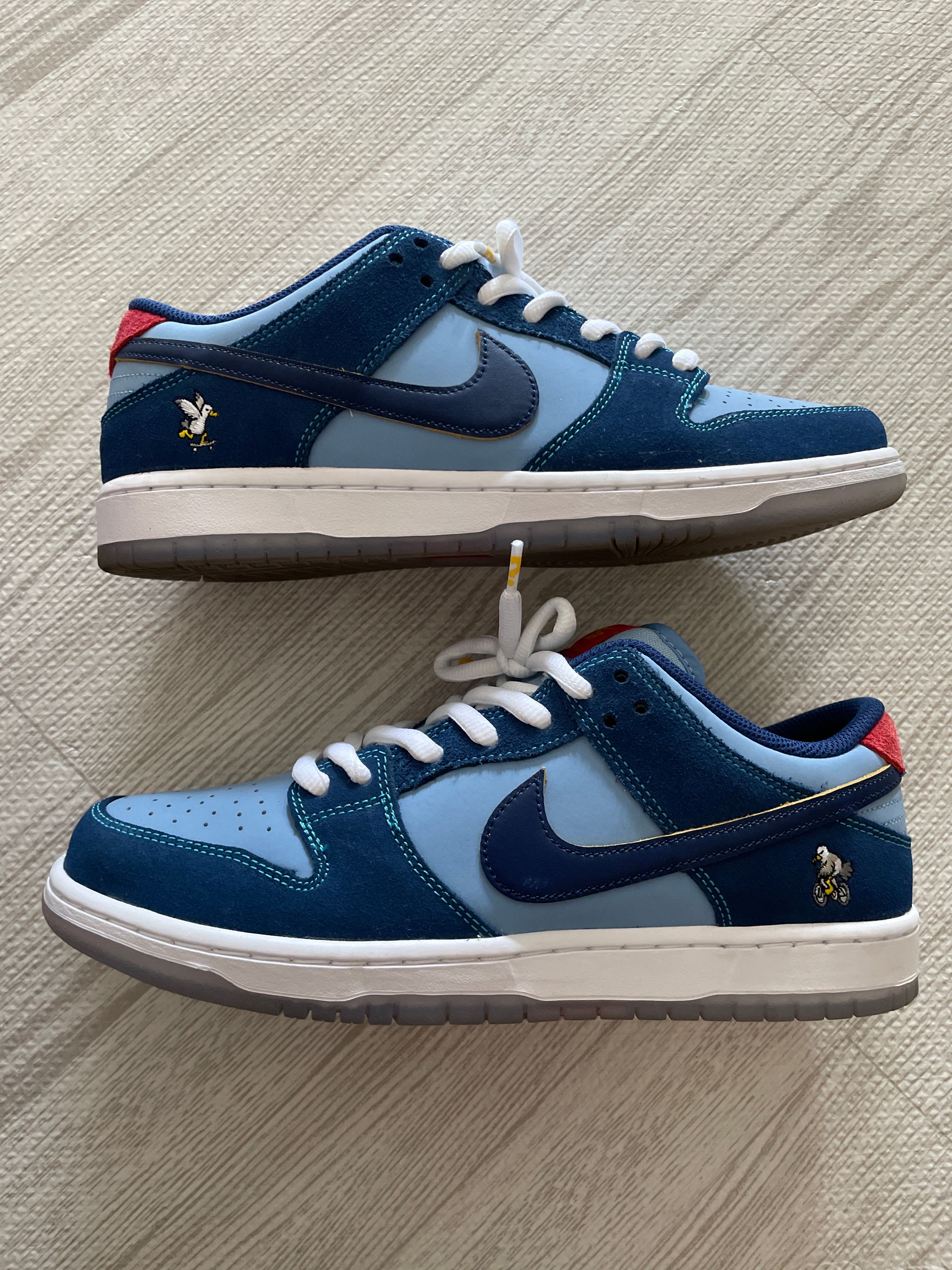 Why So Sad? × Nike SB Dunk Low "Coastal Blue/Speed Yellow-University Red"