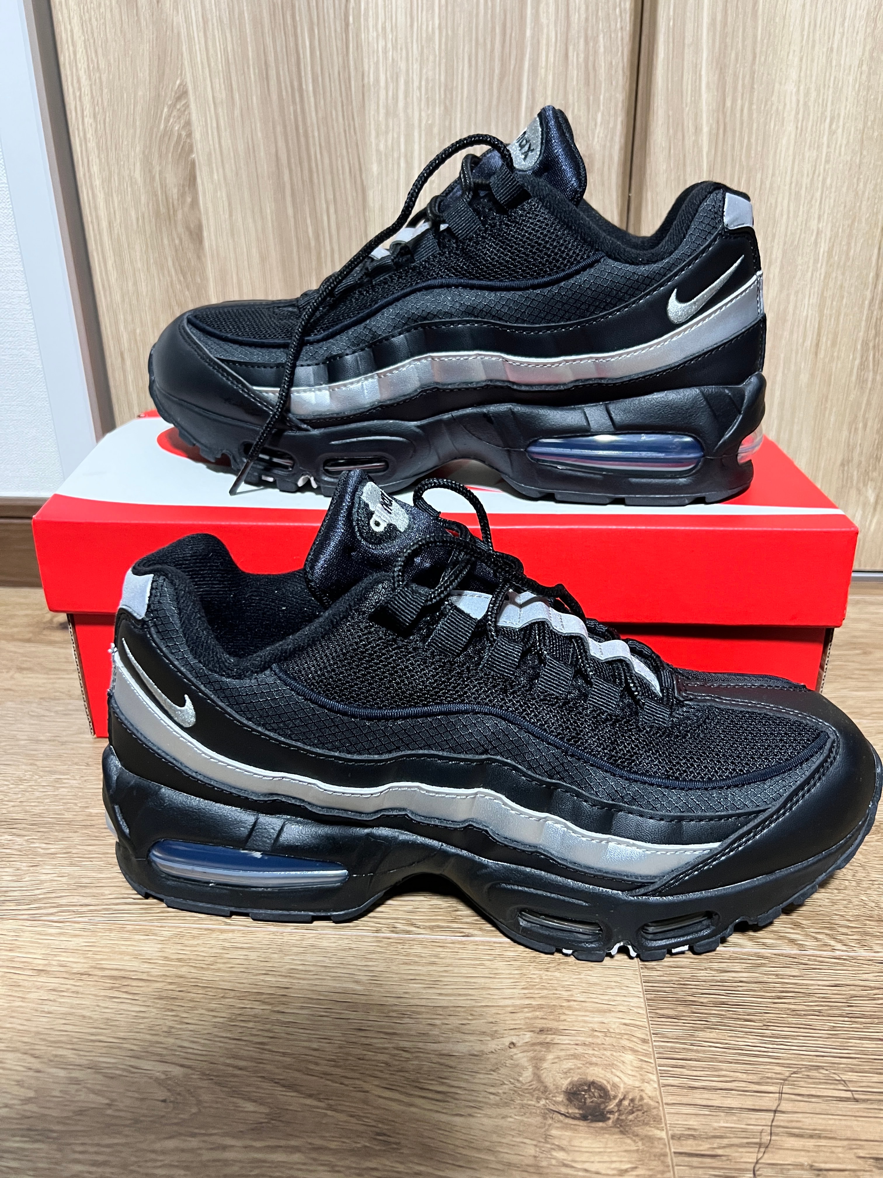 Nike Air Max 95 OG Big Bubble "Black/White/Metallic Silver"