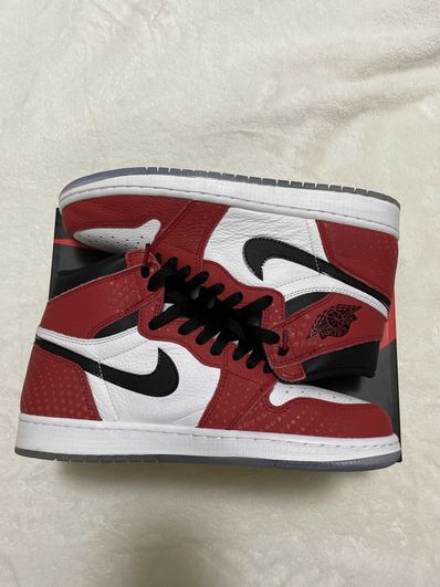 Spiderman × Nike Air Jordan 1 Origin Story "Gym Red/White/Photo Blue/Black"