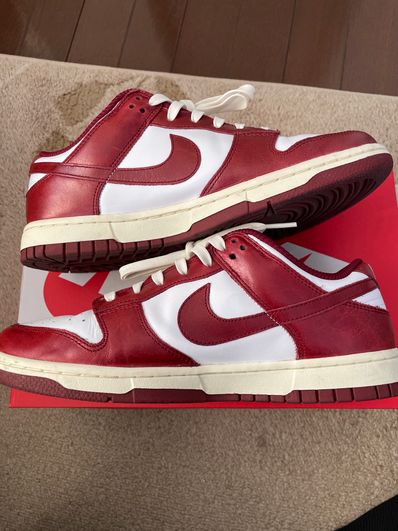 Nike Women's Dunk Low PRM "Team Red and White"