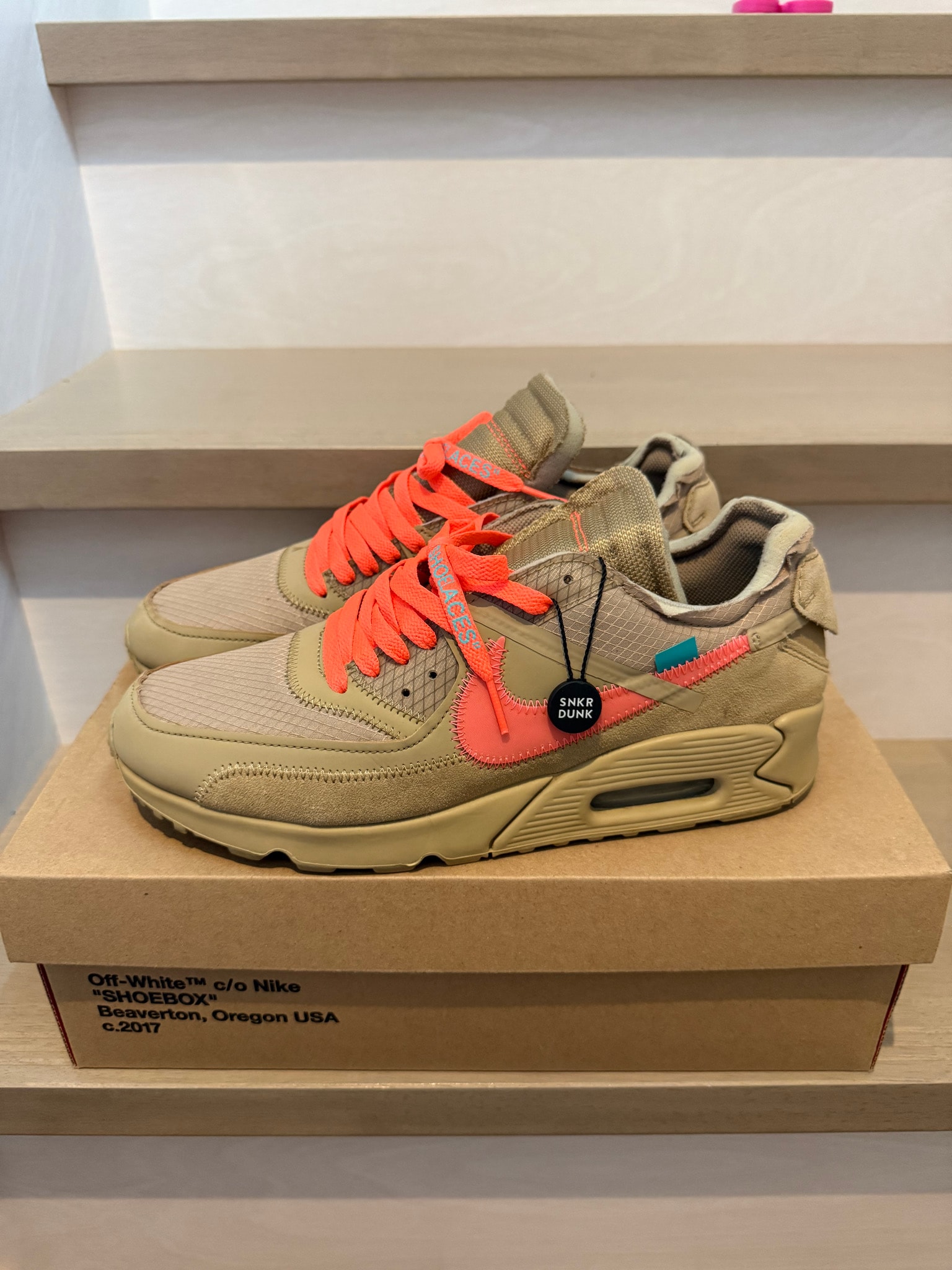 Off-White × Nike Air Max 90 "Desert Ore"