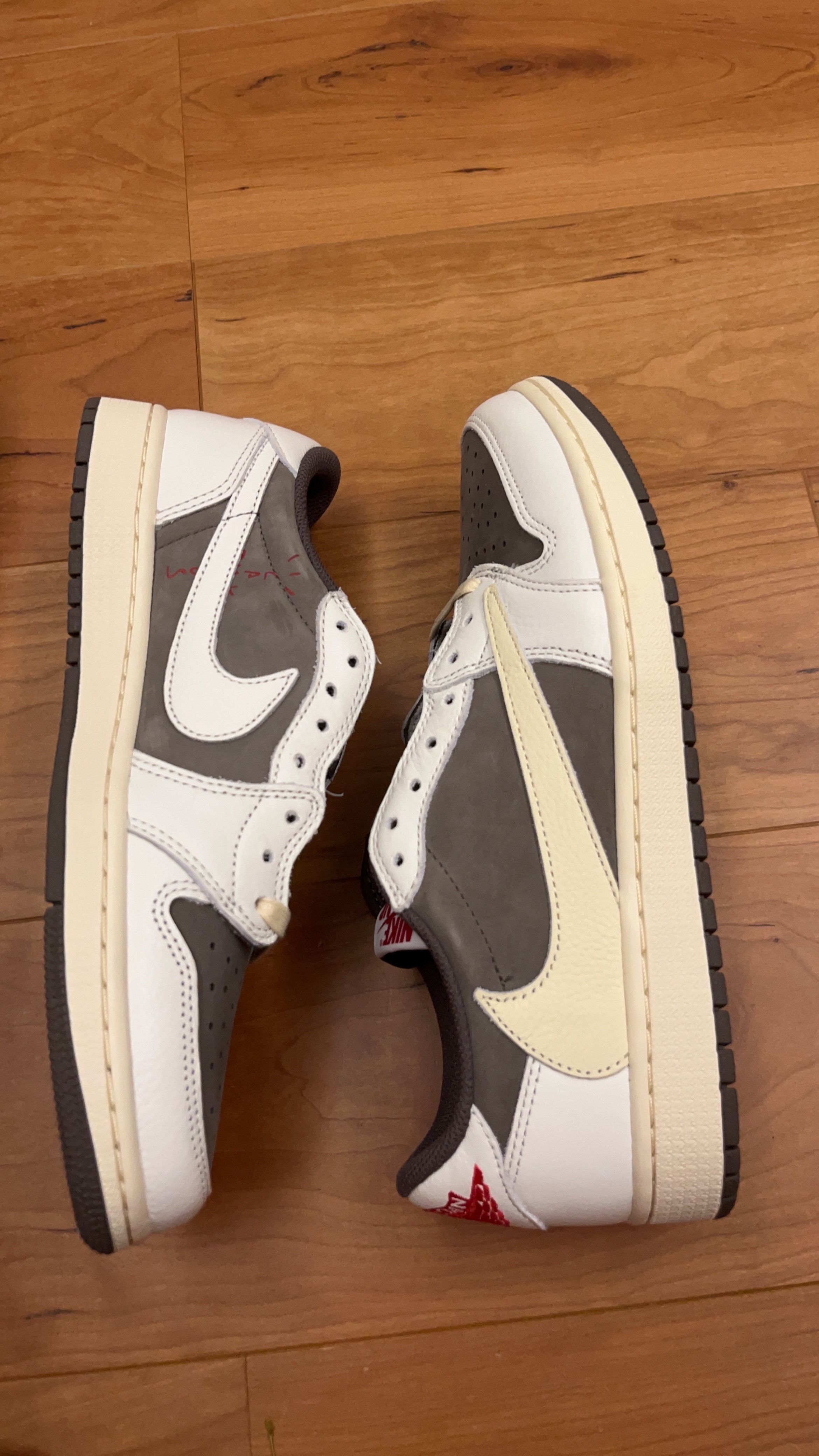 Travis Scott × Nike Air Jordan 1 Low OG SP "Reverse Mocha/Sail and Ridgerock"