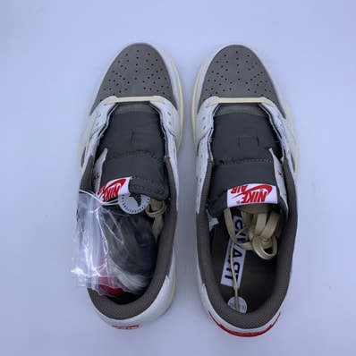 Travis Scott × Nike Air Jordan 1 Low OG SP "Reverse Mocha/Sail and Ridgerock"