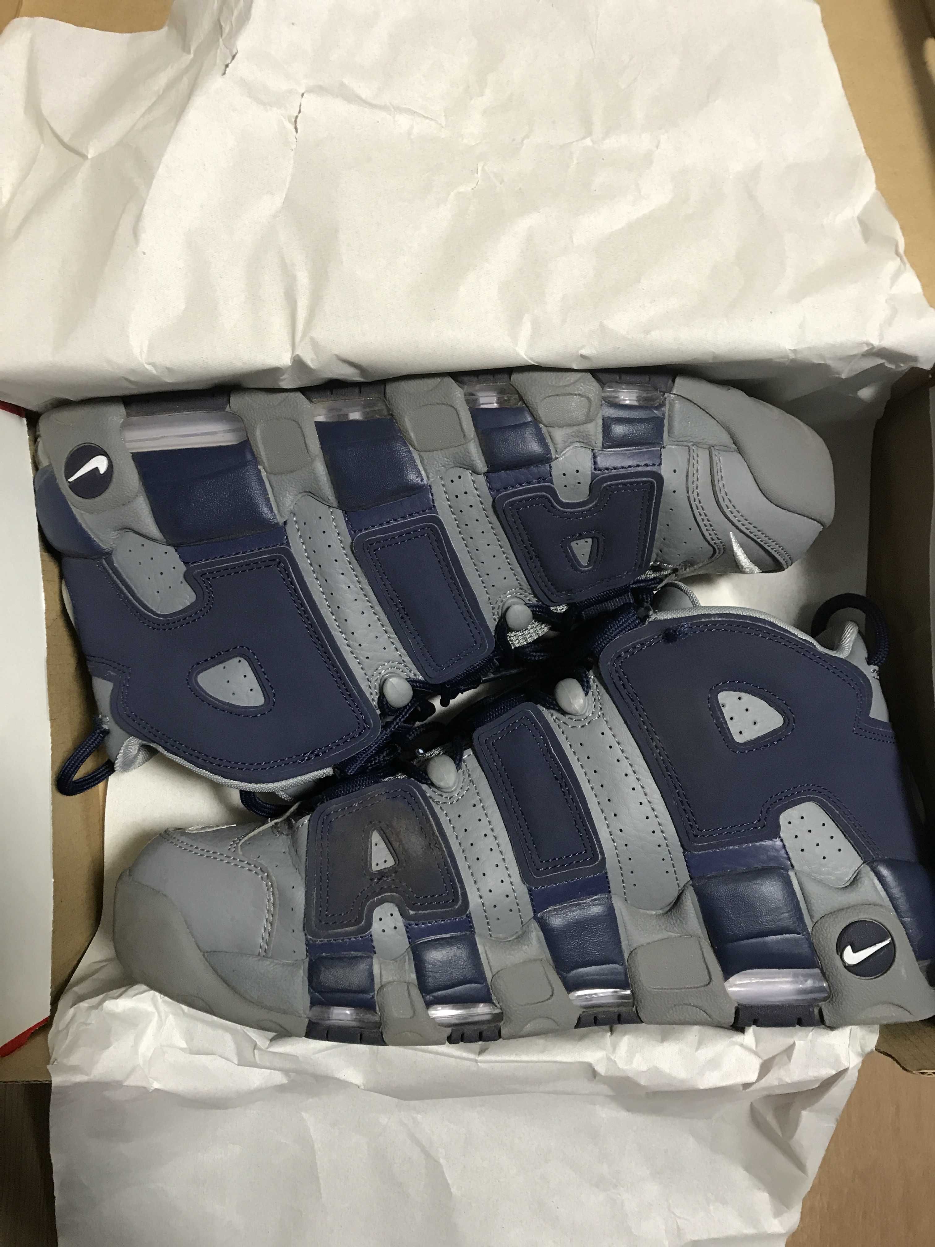 Nike Air More Uptempo '96 "Cool Grey/White/Midnight Navy"