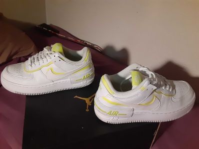 Nike Women's Air Force 1 Shadow "White Lemon"