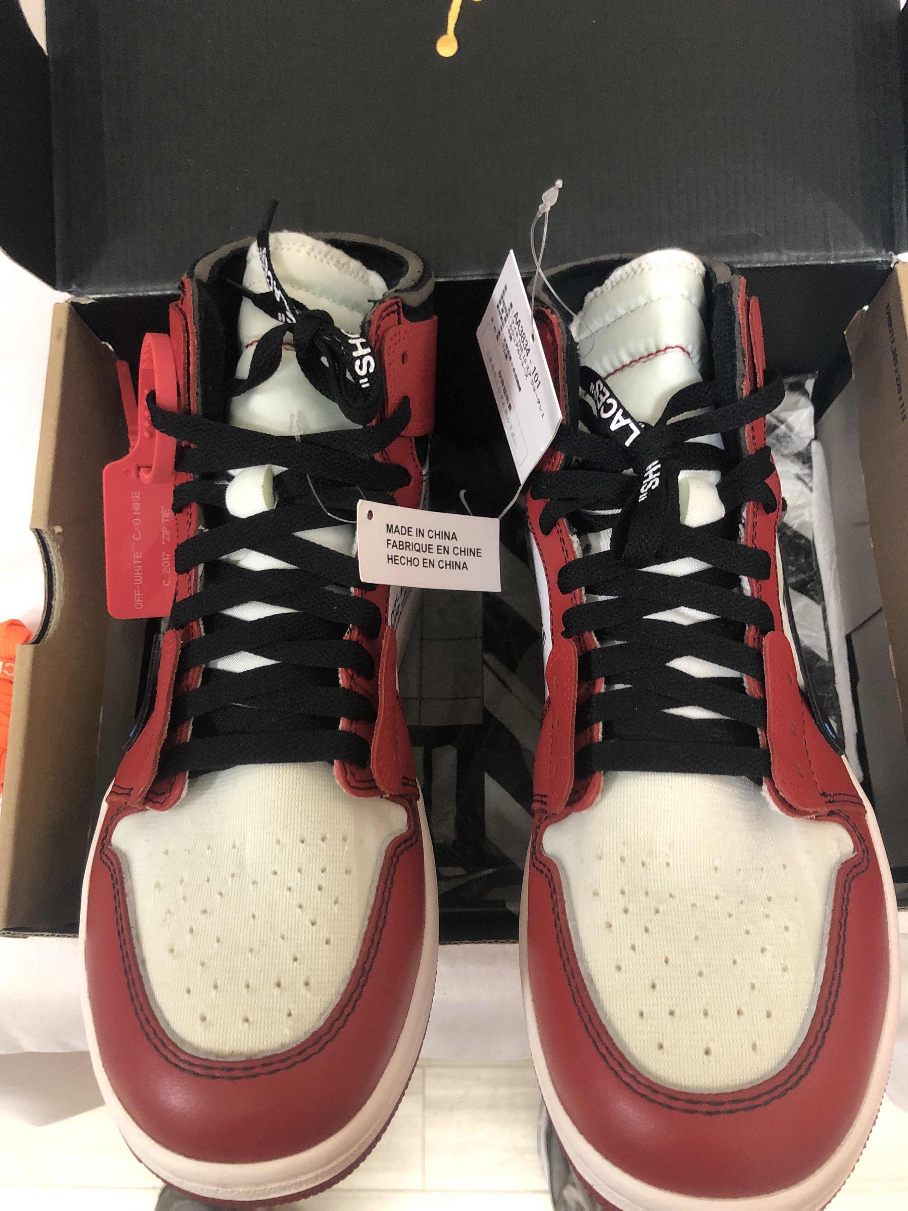 Off-White × Nike Air Jordan 1 Retro High The Ten "Chicago"