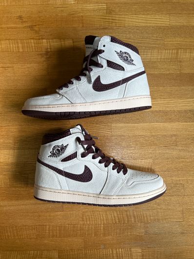 A Ma Maniere × Nike Air Jordan 1 Retro High OG "Sail and Burgundy"