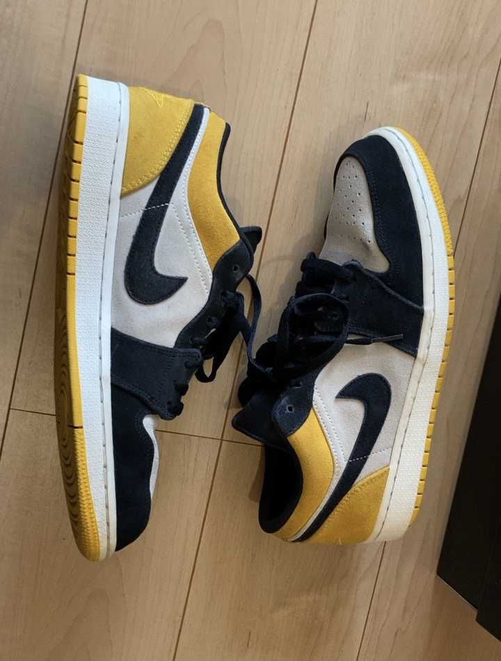 Nike Air Jordan 1 Low "Sail University Gold Black"