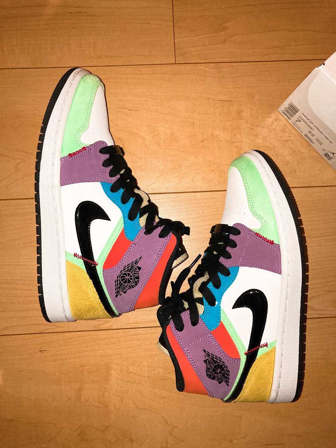 Nike Women's Air Jordan 1 Mid "Multi Color"