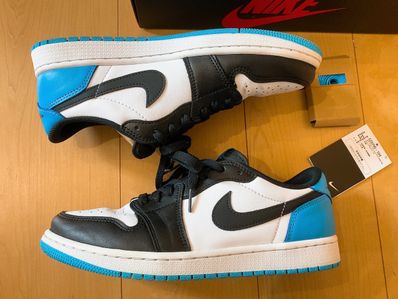 Nike Air Jordan 1 Low OG "Black and Dark Powder Blue/UNC"