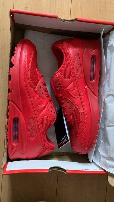 NIKE AIR MAX 90 ESSENTIAL "UNIVERSITY RED"