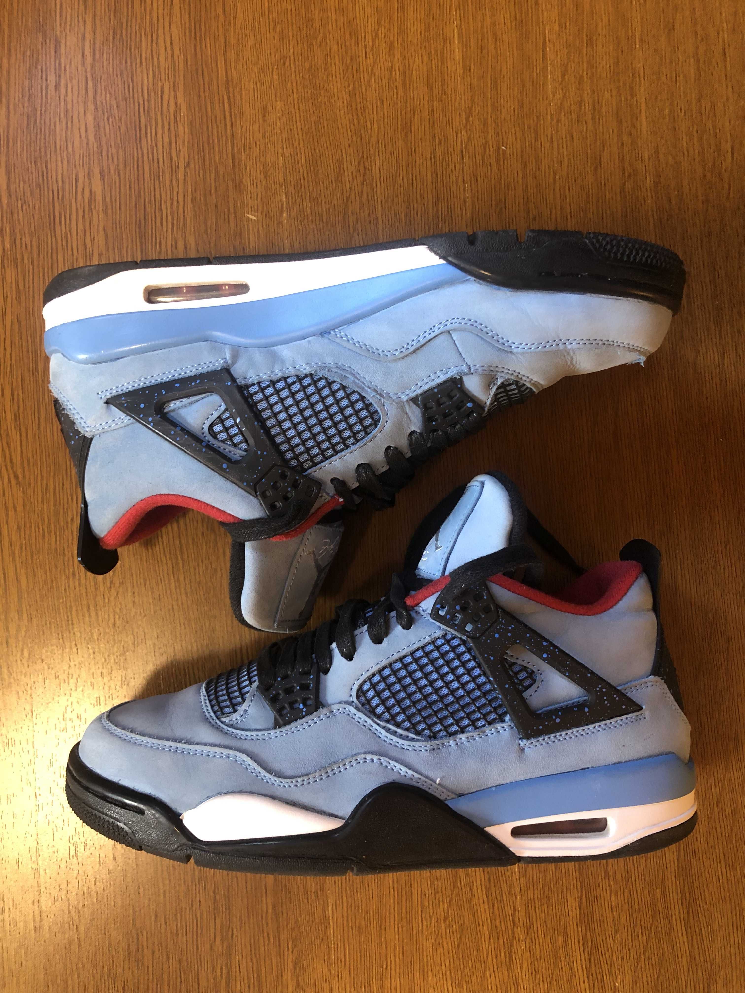 Travis Scott × Nike Air Jordan 4 Retro Cactus Jack "University Blue"