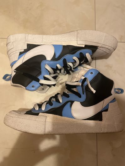 sacai × NIKE BLAZER MID "BLACK / BLUE"