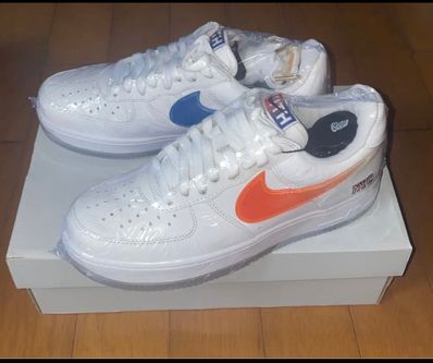 KITH × Nike Air Force 1 Low "White/Rush Blue/White/Brilliant Orange"