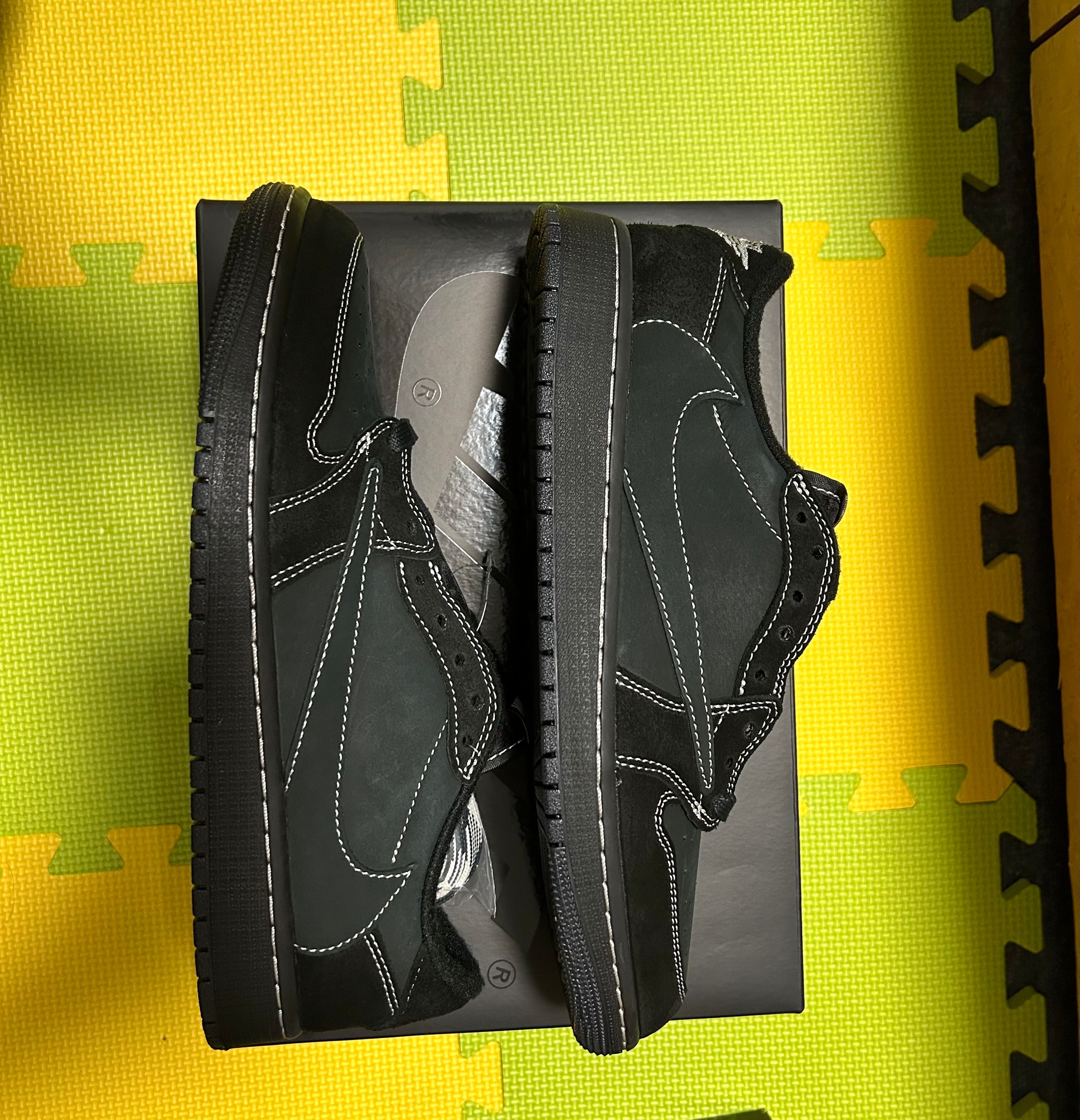 Travis Scott × Nike Air Jordan 1 Low OG SP "Black Phantom"