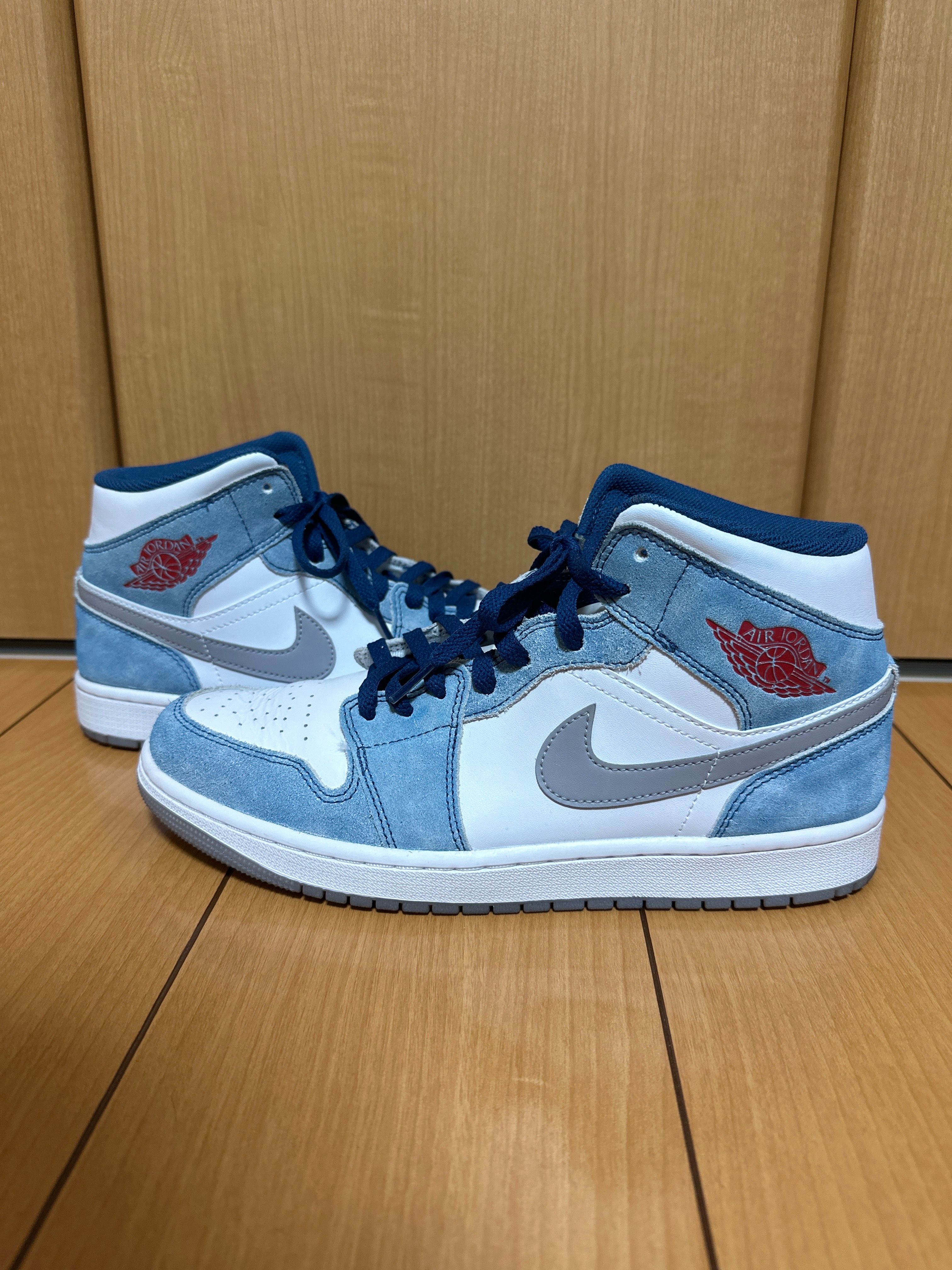 Nike Air Jordan 1 Mid SE "White/Hyper Royal/Red"