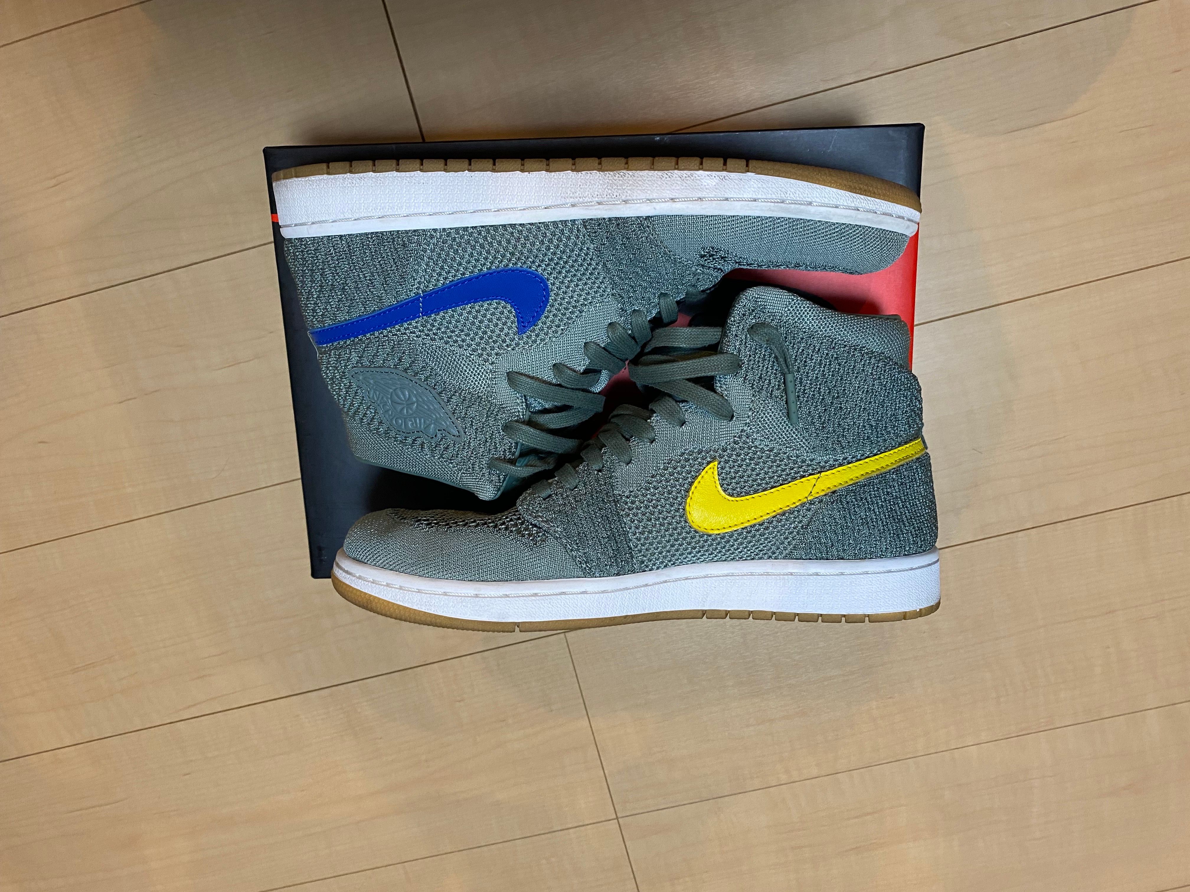 NIKE AIR JORDAN 1 RETRO HIGH FLYKNIT "CLAY GREEN"