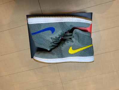 NIKE AIR JORDAN 1 RETRO HIGH FLYKNIT "CLAY GREEN"