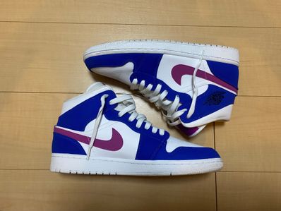 Nike Air Jordan 1 Mid "Hyper Royal/Hyper Violet/White"