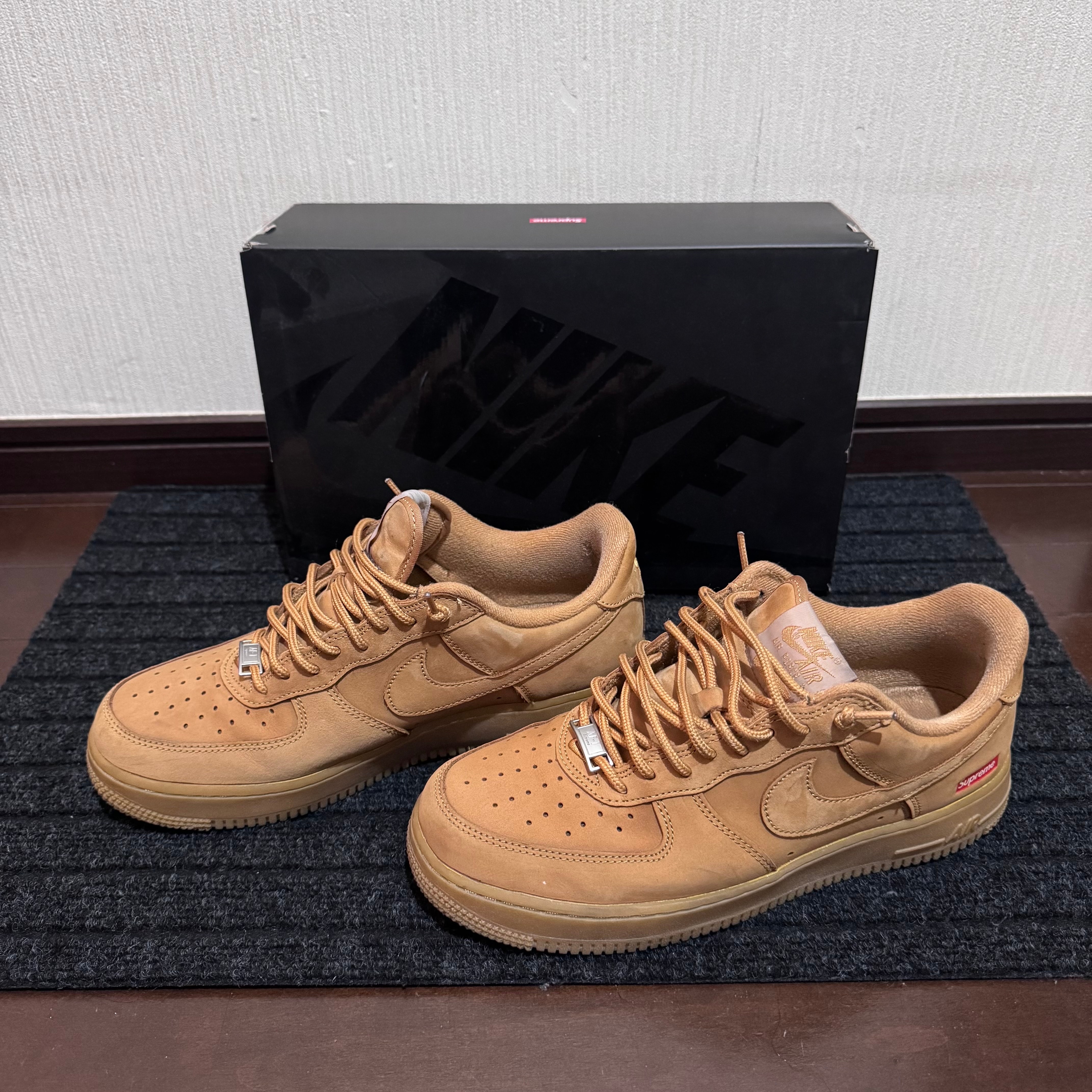 Supreme × Nike Air Force 1 Low "Flax/Wheat"