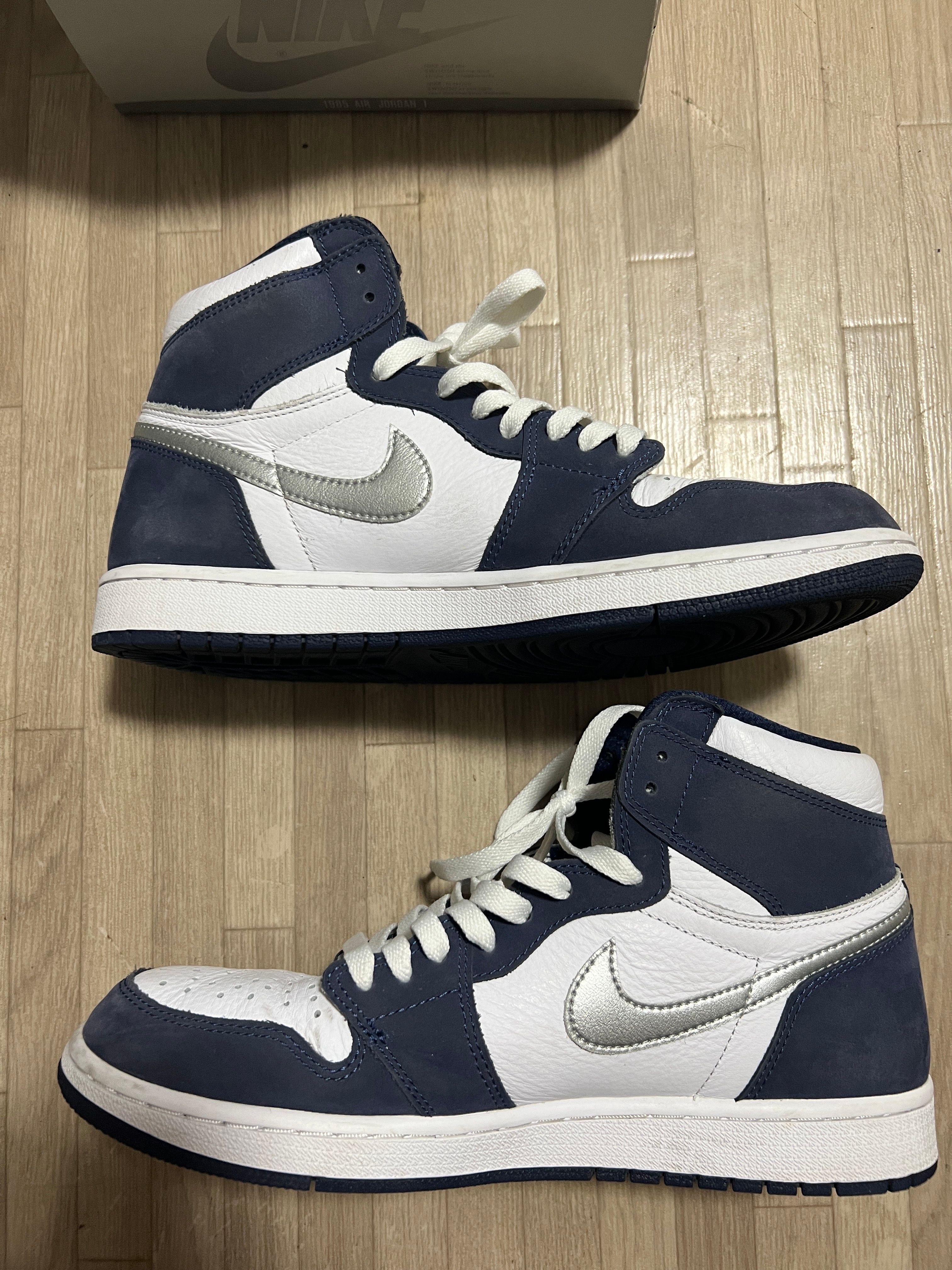 Nike Air Jordan 1 High OG CO.JP "White/Midnight Navy" (2020)(ブリーフケースなし)