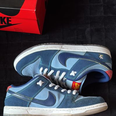 Why So Sad? × Nike SB Dunk Low "Coastal Blue/Speed Yellow-University Red"