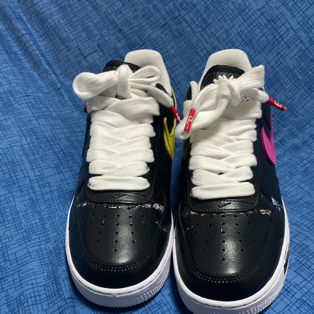 PEACEMINUSONE × Nike Air Force 1 Low '07 Para-Noise 3.0 "Black and Multi-Color" / G-DRAGON