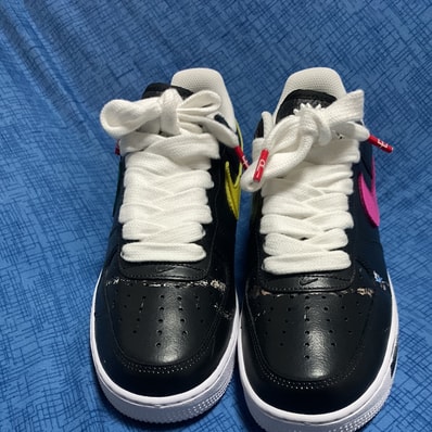 PEACEMINUSONE × Nike Air Force 1 Low '07 Para-Noise 3.0 "Black and Multi-Color" / G-DRAGON
