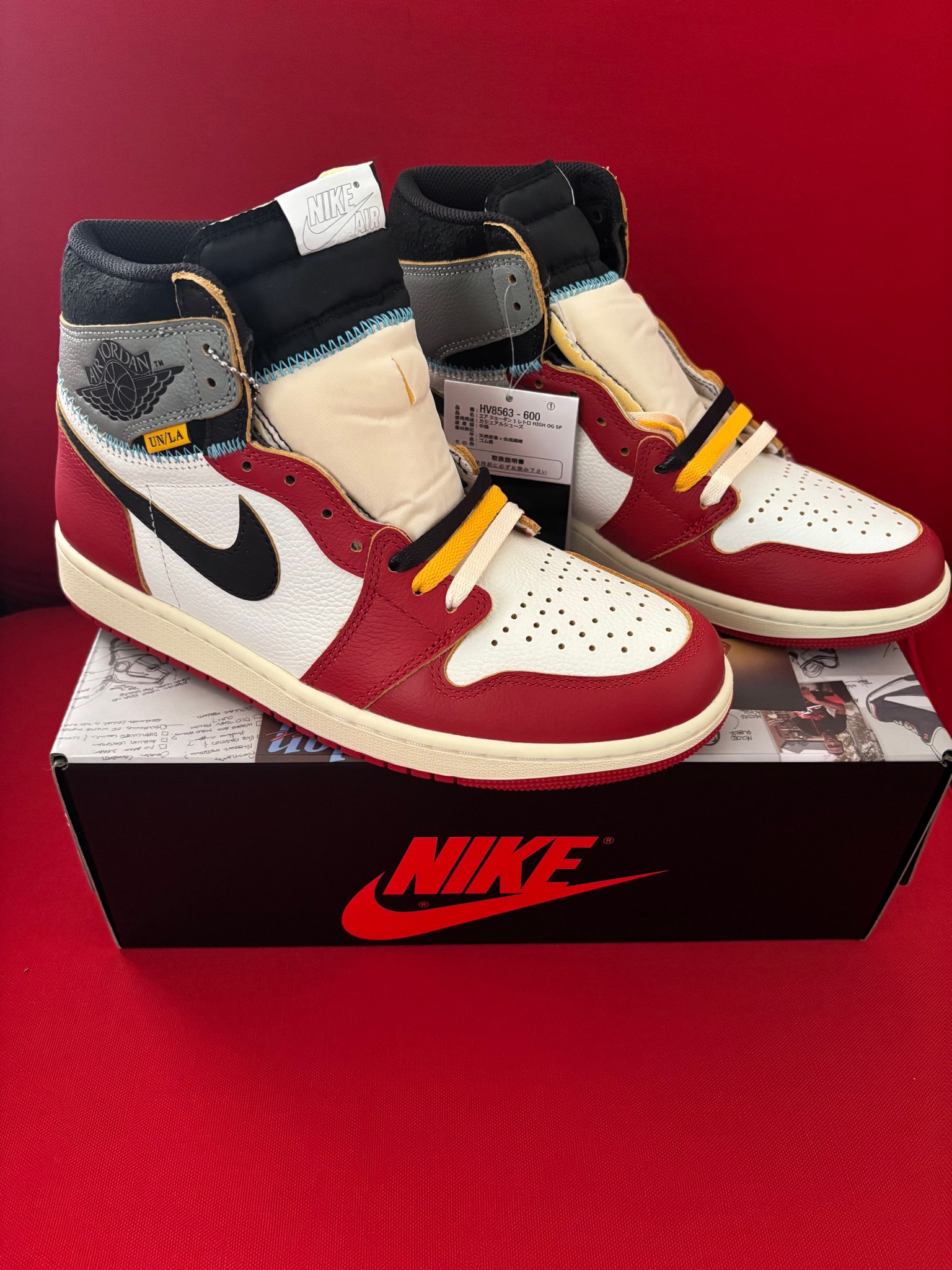 UNION × Nike Air Jordan 1 Retro High OG "Chicago/Shadow"