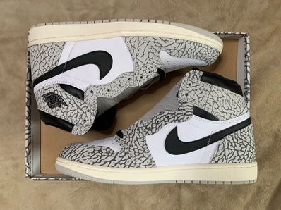 Nike Air Jordan 1 High OG "White Cement/Safari"