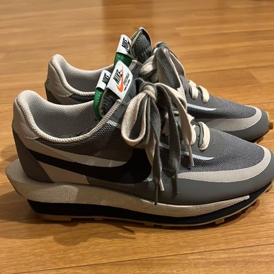 CLOT × Sacai × Nike LD Waffle "Grey Obsidian/Cool Grey"