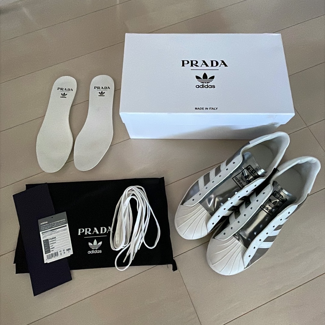 PRADA × adidas Superstar " Silver Metallic"