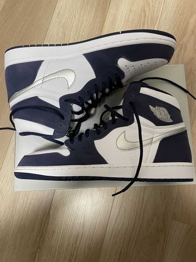 Nike Air Jordan 1 High OG CO.JP "White/Midnight Navy" (2020)(ブリーフケースなし)