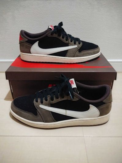 Travis Scott × Nike Air Jordan 1 Low OG SP-T "Black/Dark Mocha"