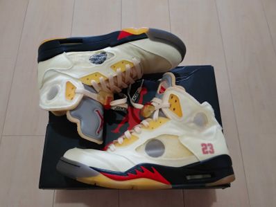 Off-White × Nike Air Jordan 5 "Sail"
