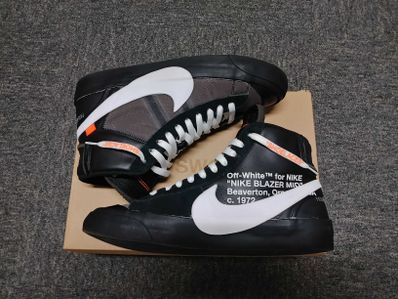 Off-White × Nike Blazer Studio Mid "Grim Reaper"