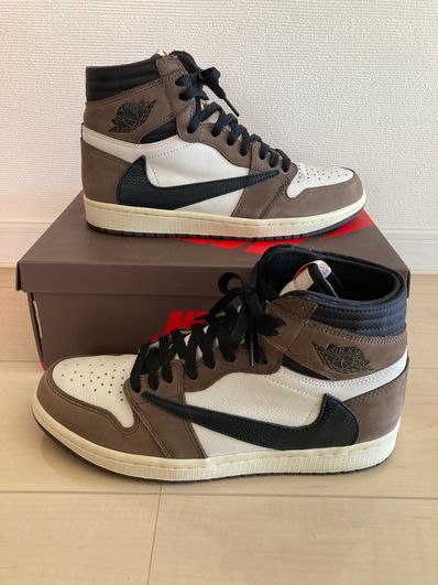 Travis Scott × Nike Air Jordan 1 Retro High OG TS SP "Sail/Dark Mocha"