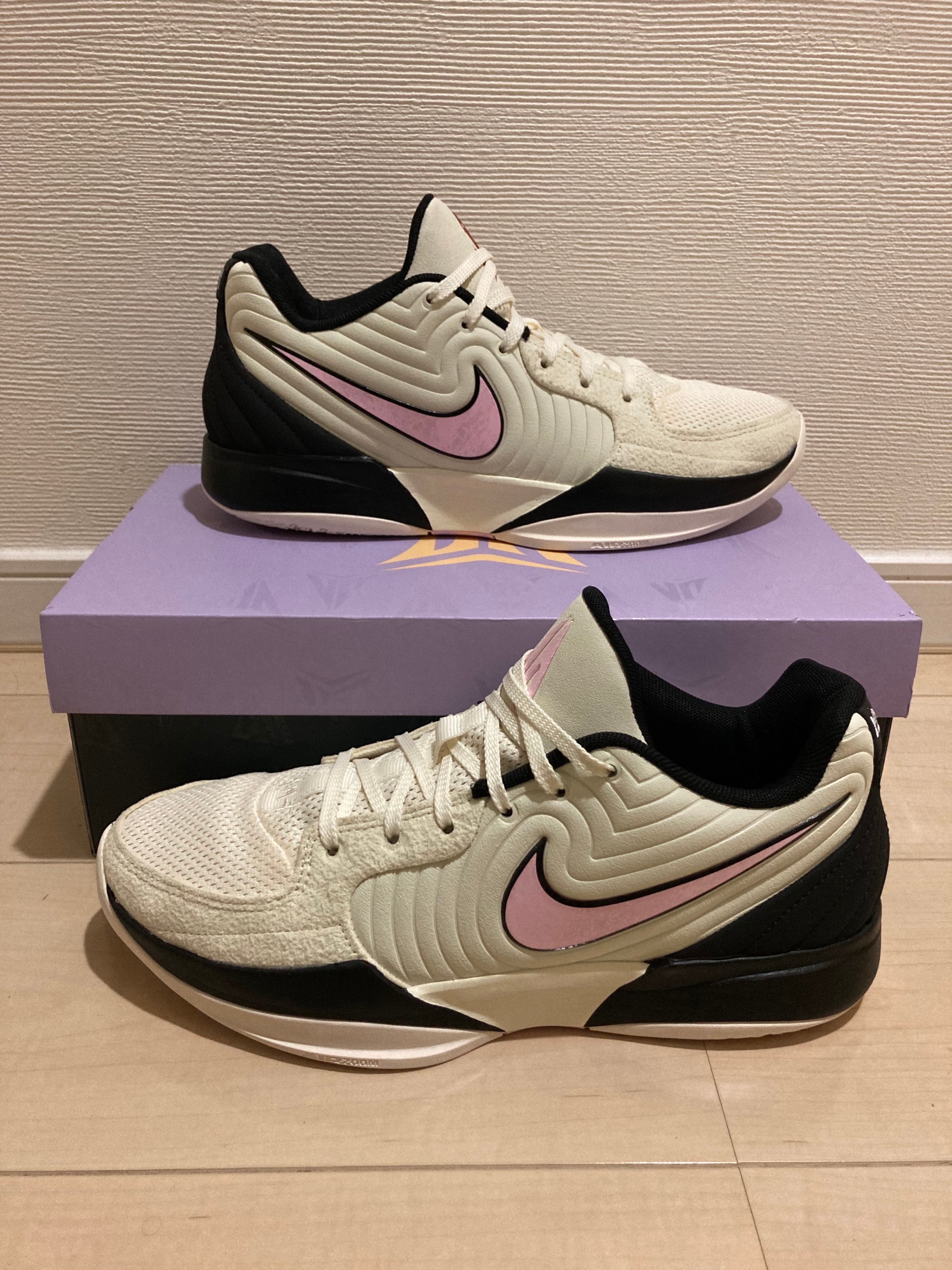 Nike Ja 2 "Coconut Milk/Black/Apricot Agate/Pink Foam" (FD7328-100/FD7327-100)