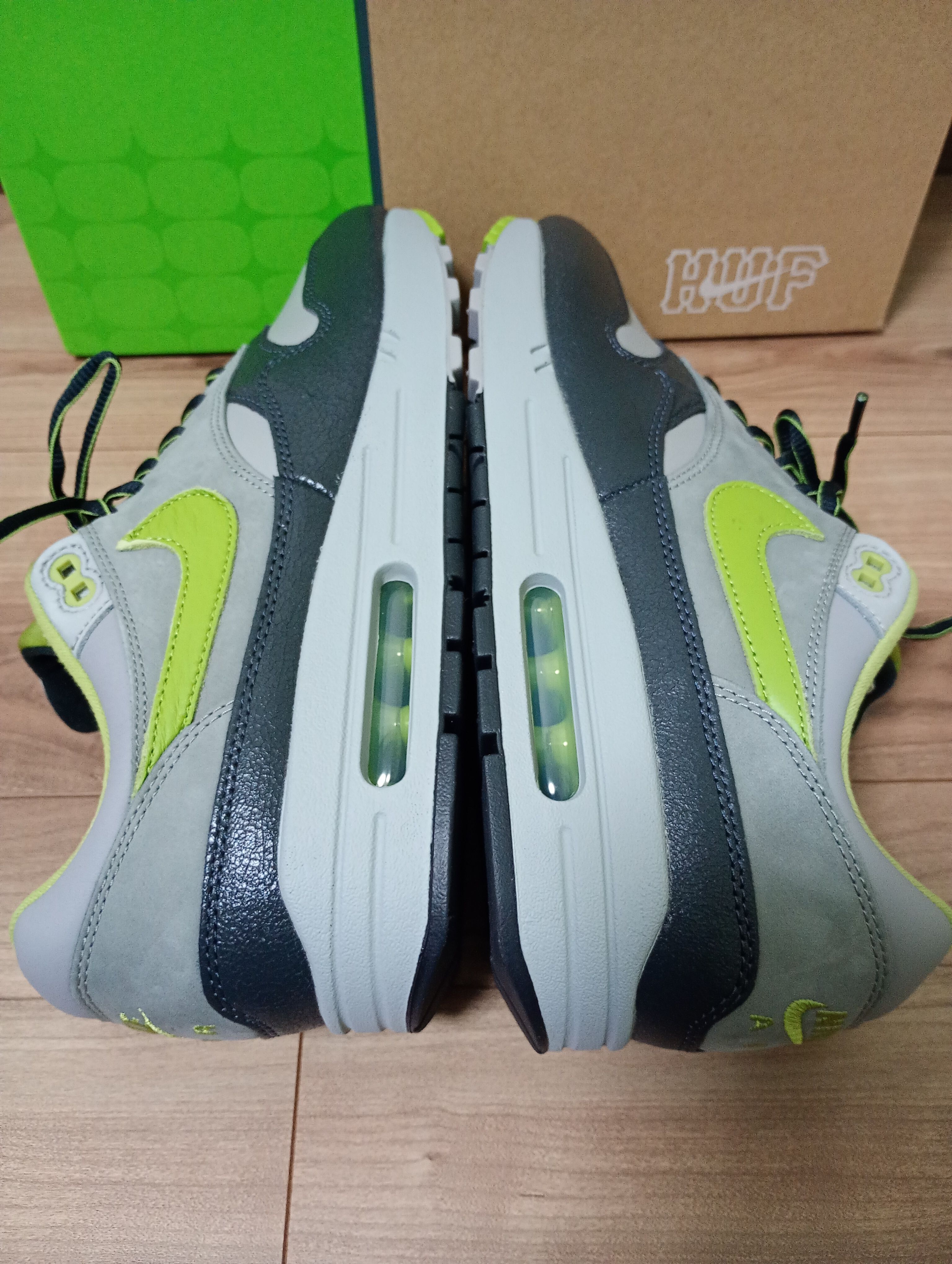 HUF × Nike Air Max 1 "Anthracite and Medium Grey"