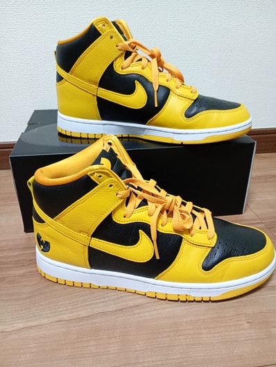 Wu-Tang Clan × Nike Dunk High Retro PRM "Black and Pollen"