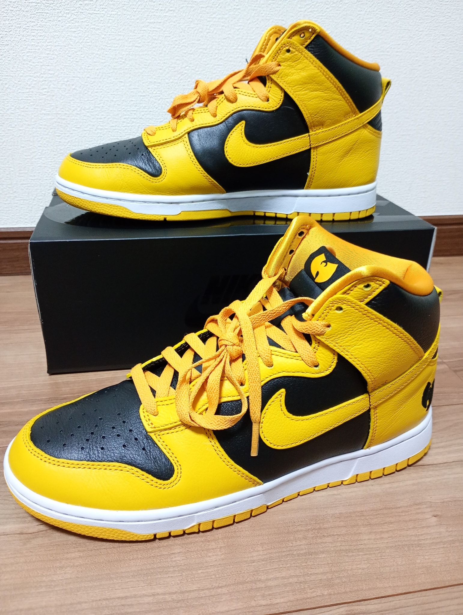 Wu-Tang Clan × Nike Dunk High Retro PRM "Black and Pollen"