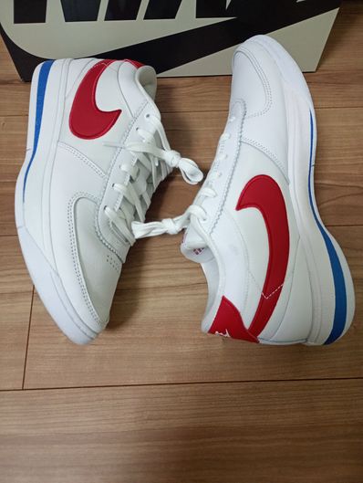 Nike Book 1 Cortez "Forrest Gump/White and Varsity Red" (FJ4250-105/FJ4249-105)