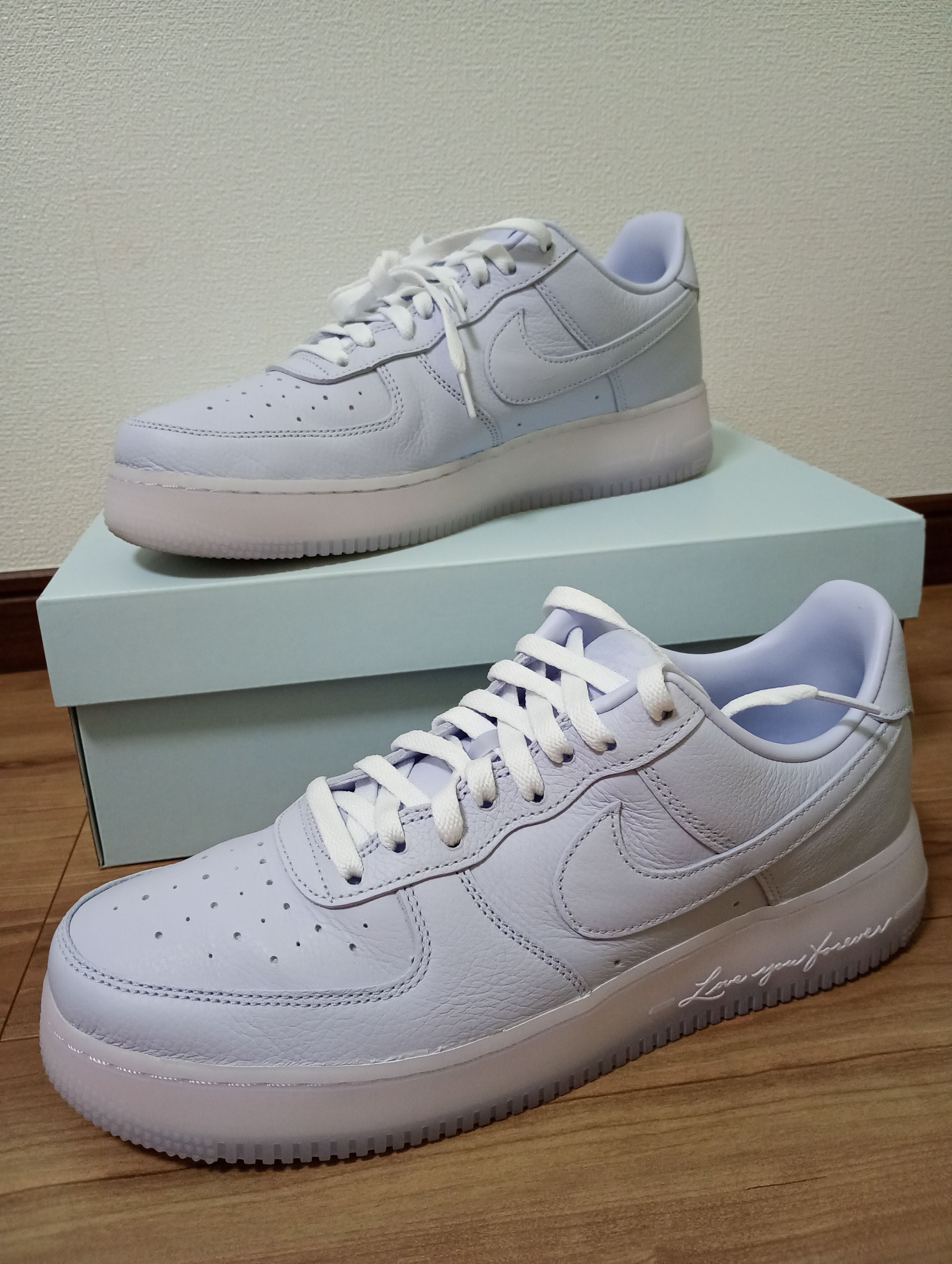 ドレイク ノクタ × ナイキ エアフォース1 ロー SP "パレストパープル"