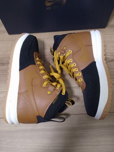 Nike Lunar Force 1 High Duckboot "Yale Brown/Black/Gold Tone/Yale Brown"