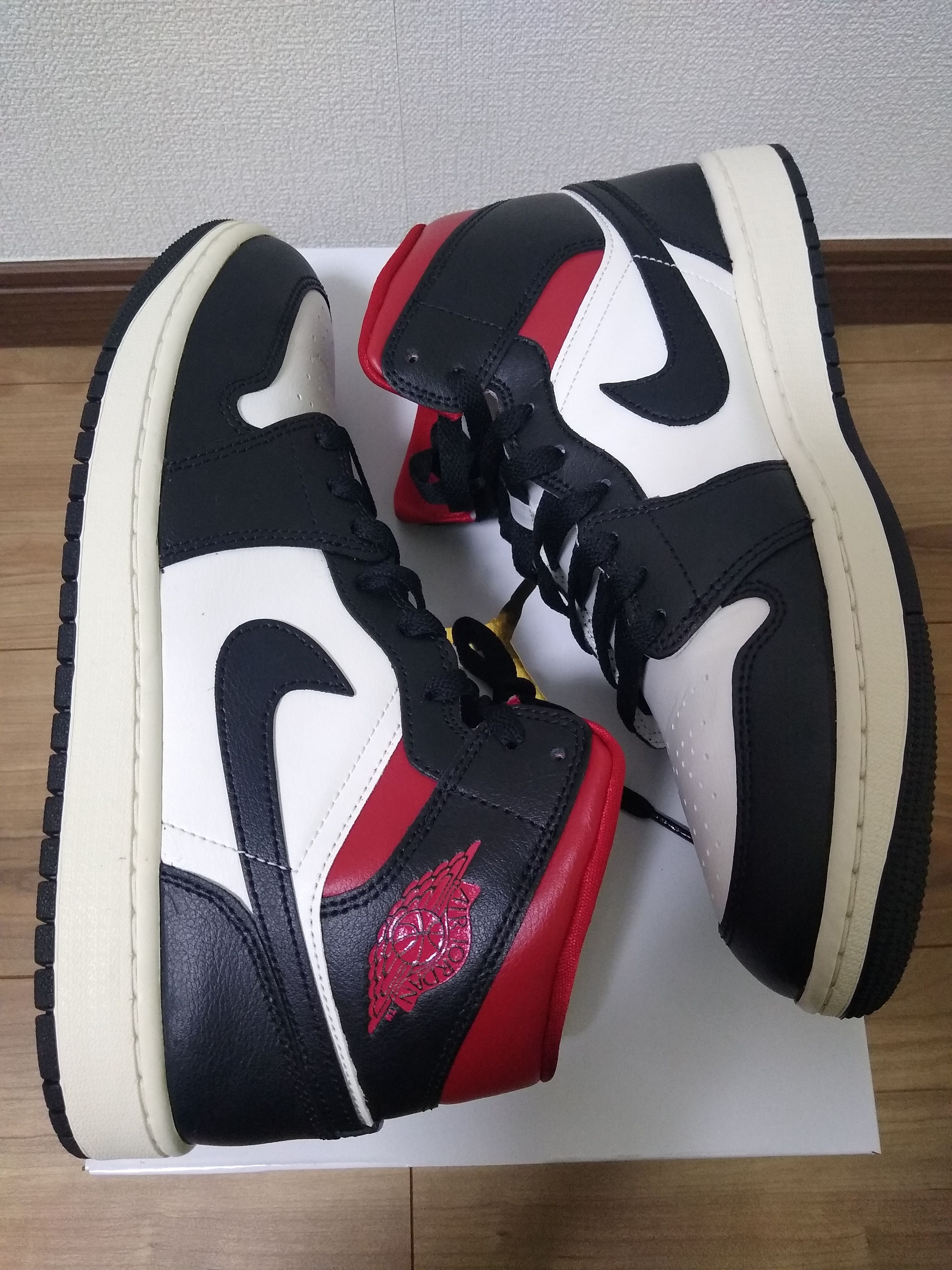 Nike Women's Air Jordan 1 Mid "Black/Gym Red"